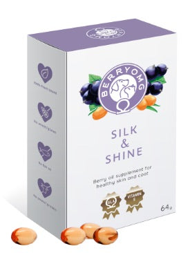 Silk & Shine för hundar – för hudens och pälsens välbefinnande – 90 kapslar